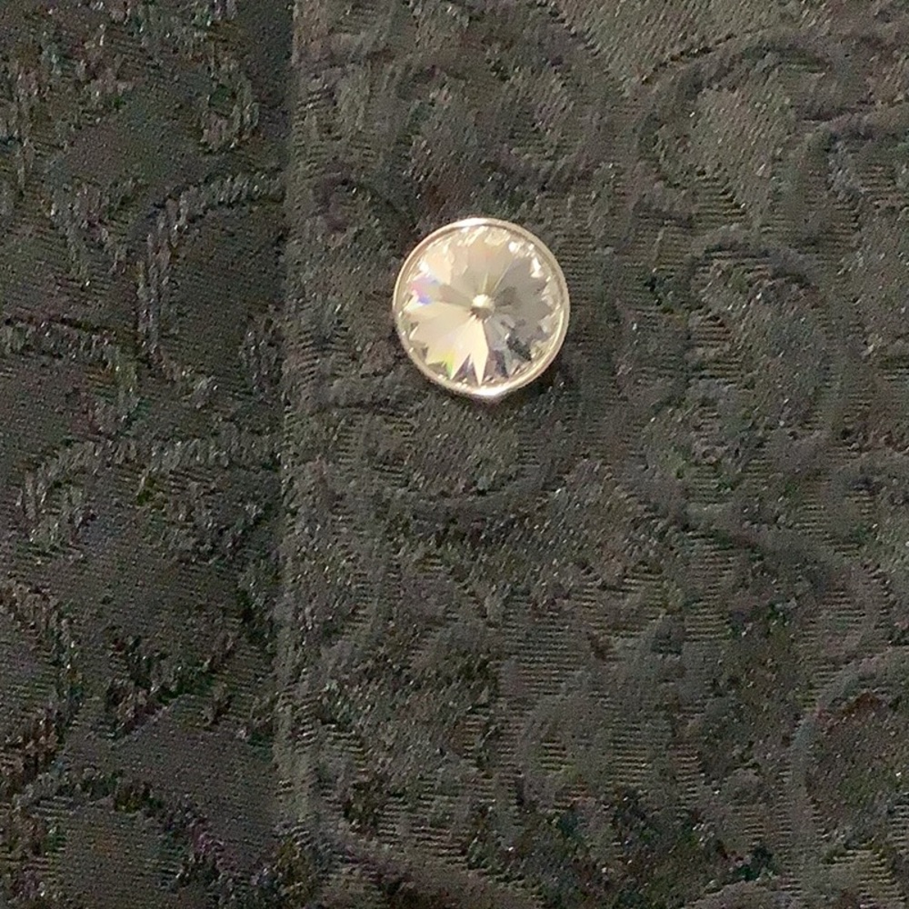 Christine Alexander Black Rhinestone Jacket - Picture 10 of 13
